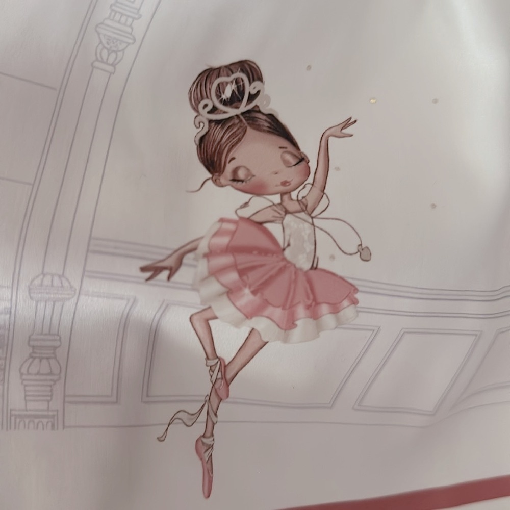 Adorable White and Pink Ballerina Dress - Picture 2 of 7